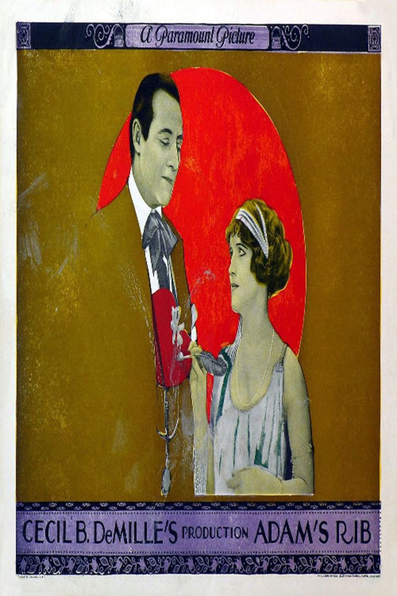 Adams Rib (1923 film) movie poster