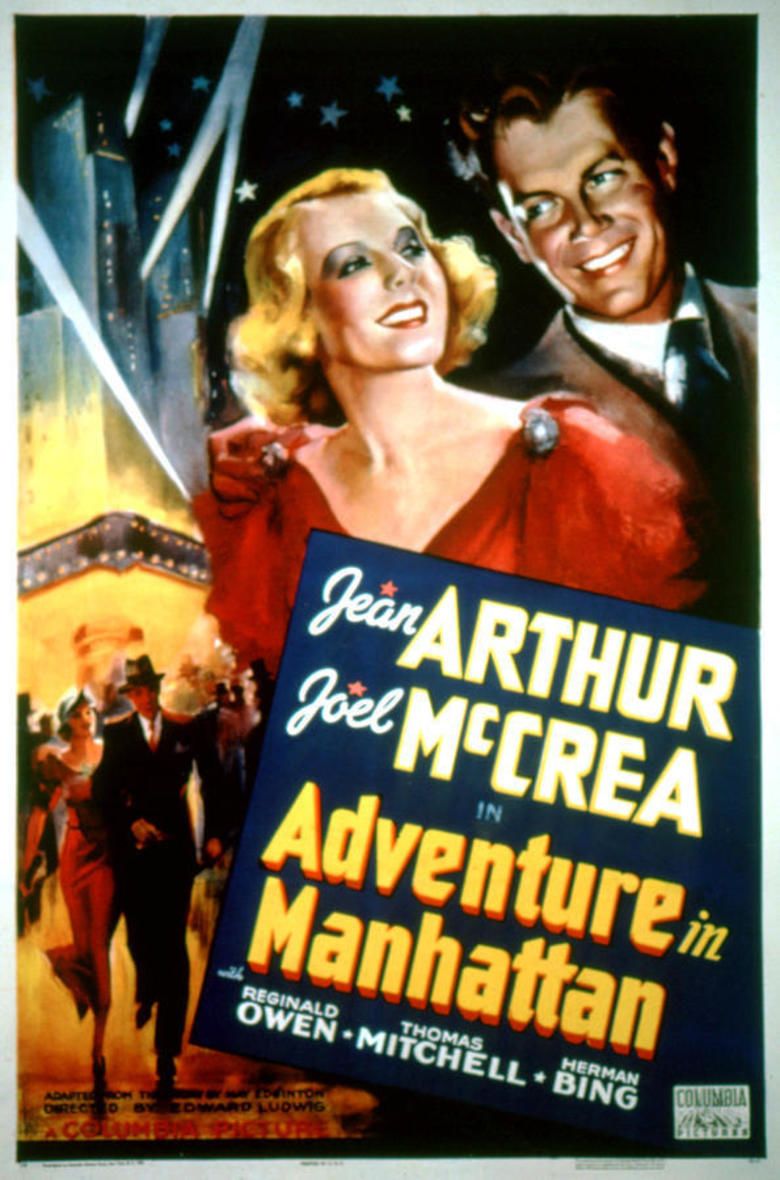 Adventure in Manhattan movie poster