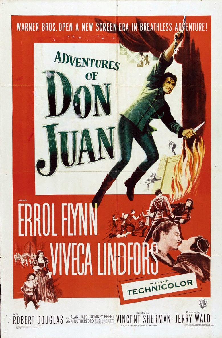 Adventures of Don Juan movie poster