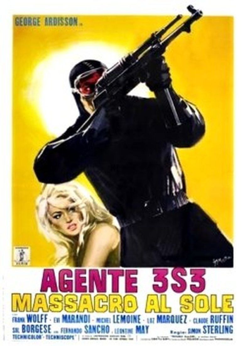 Agent 3S3, Massacre in the Sun movie poster