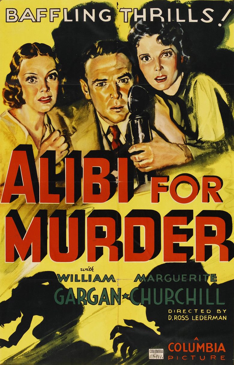 Alibi for Murder movie poster