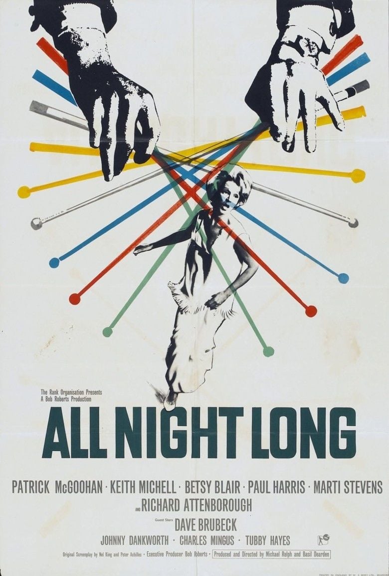 All Night Long (1962 film) movie poster