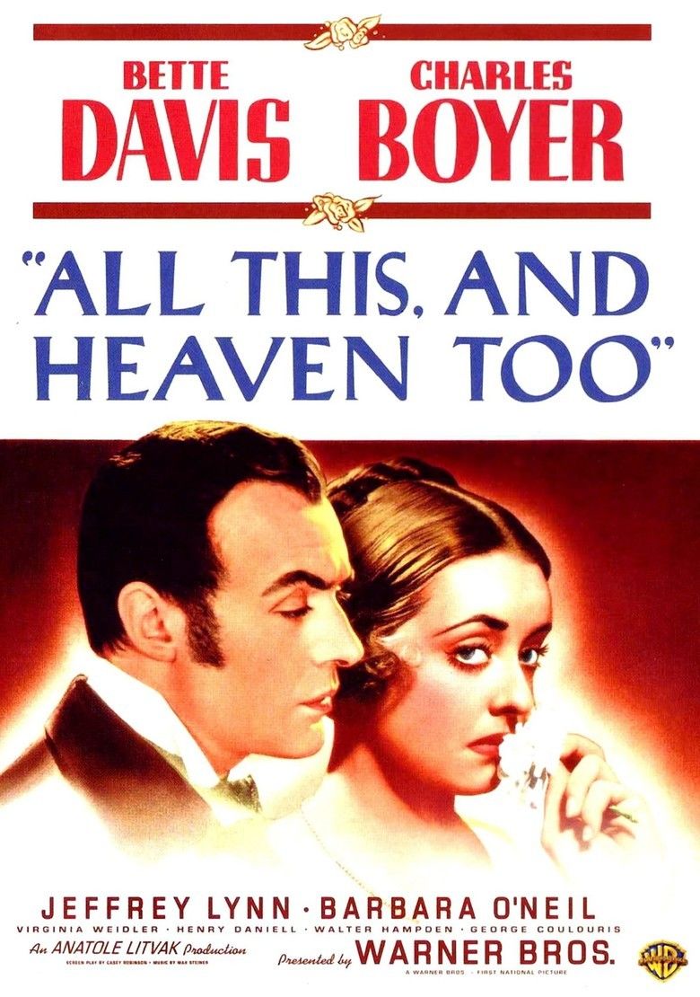 All This, and Heaven Too movie poster