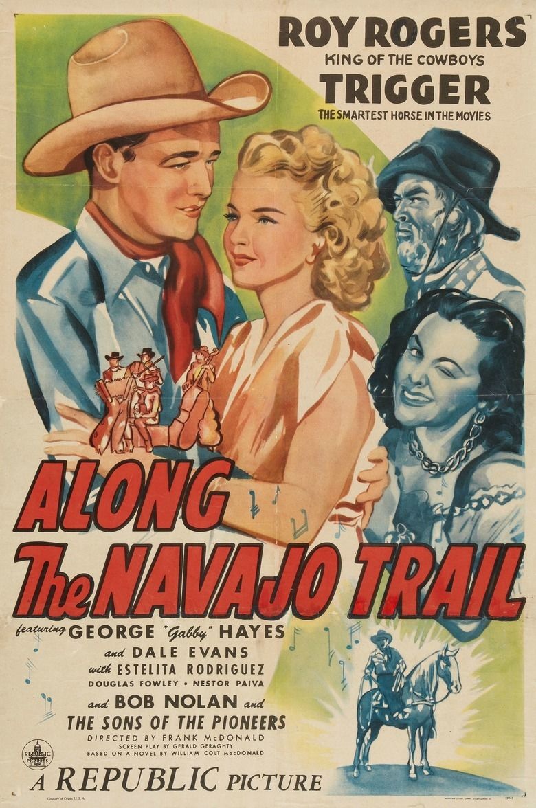 Along the Navajo Trail (film) movie poster