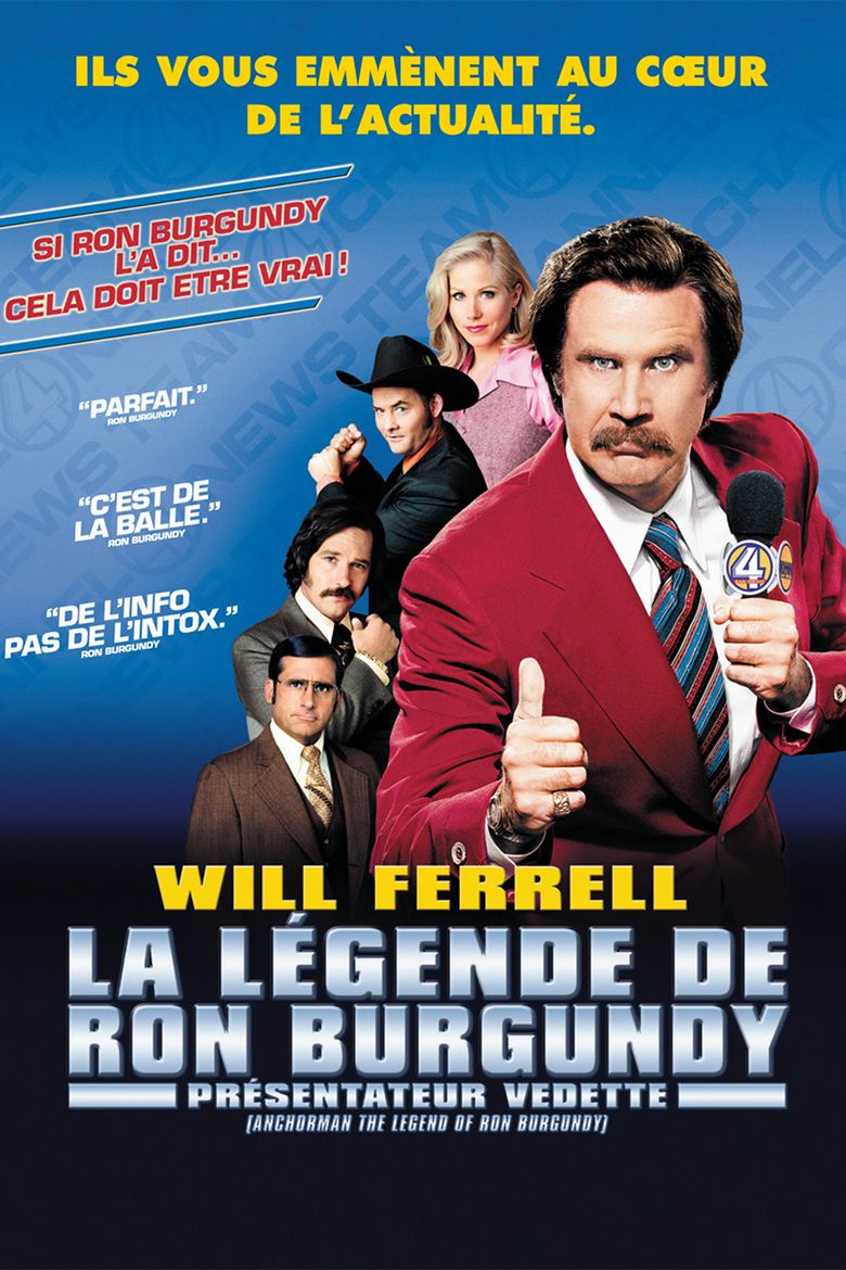 Anchorman: The Legend of Ron Burgundy movie poster