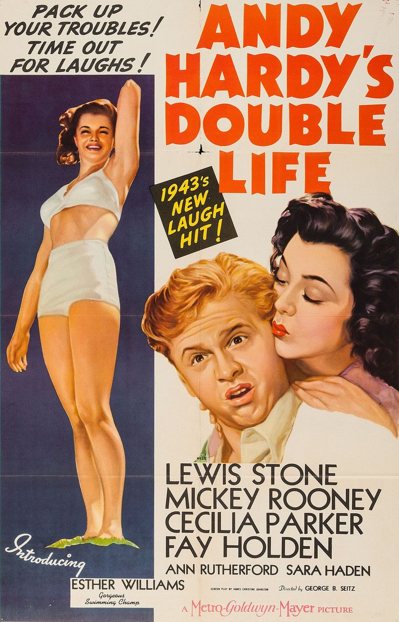 Andy Hardys Double Life movie poster