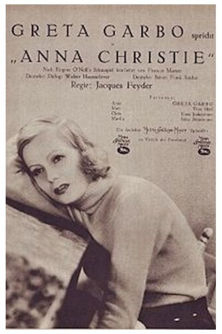Anna Christie (1930 German language film) movie poster