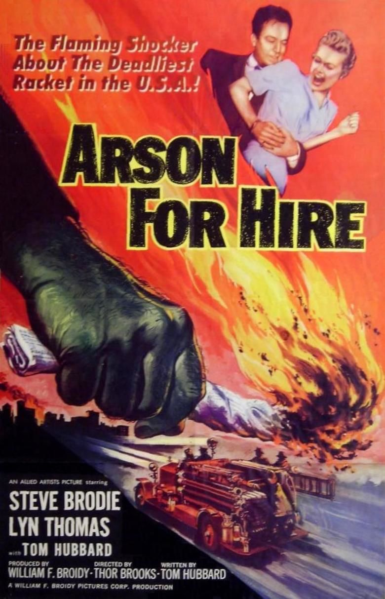 Arson for Hire movie poster