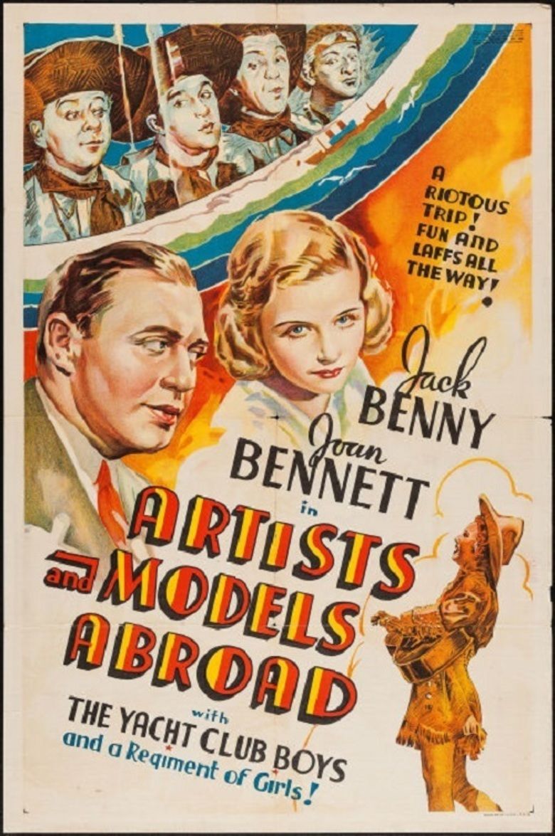 Artists and Models Abroad movie poster