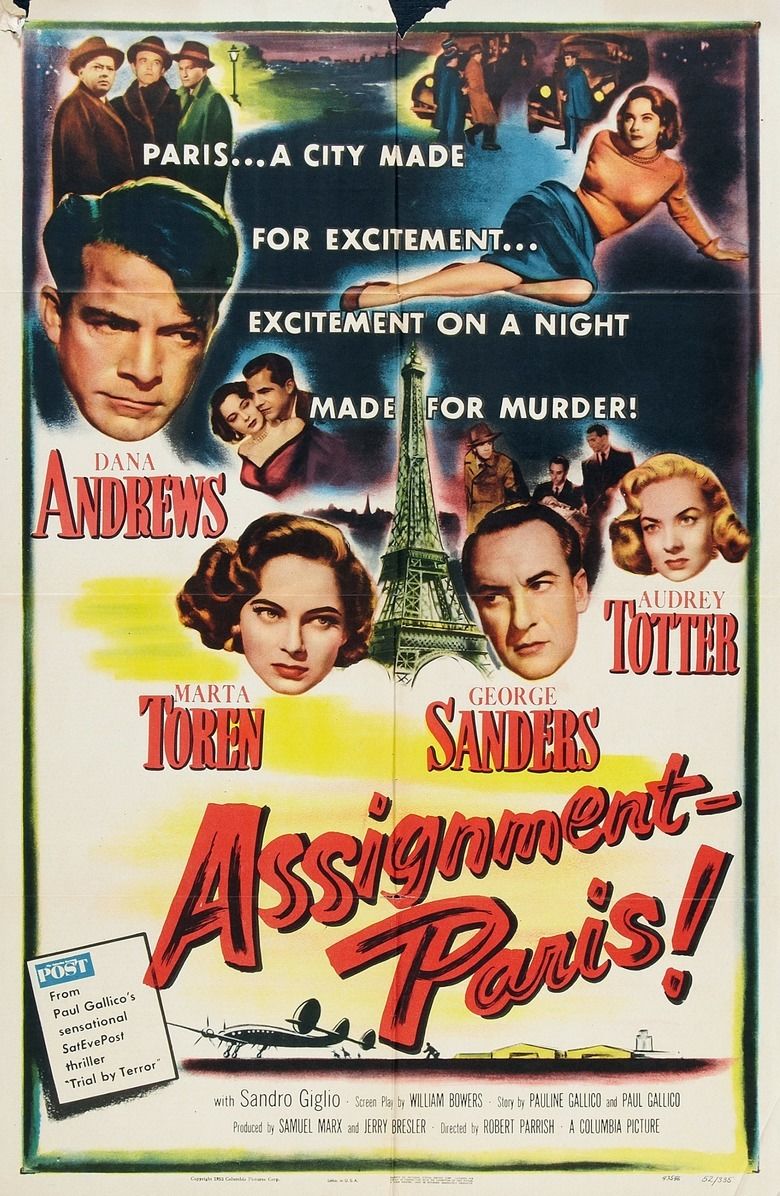 Assignment Paris! movie poster