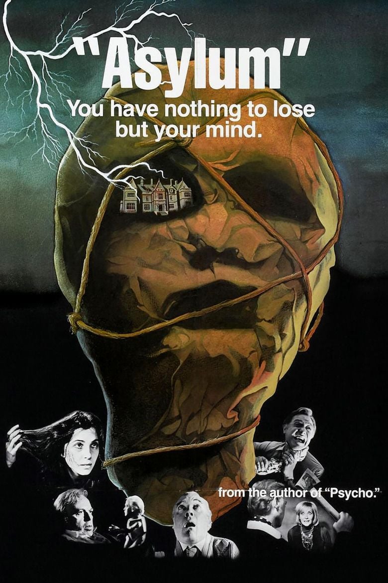 Asylum (1972 horror film) movie poster