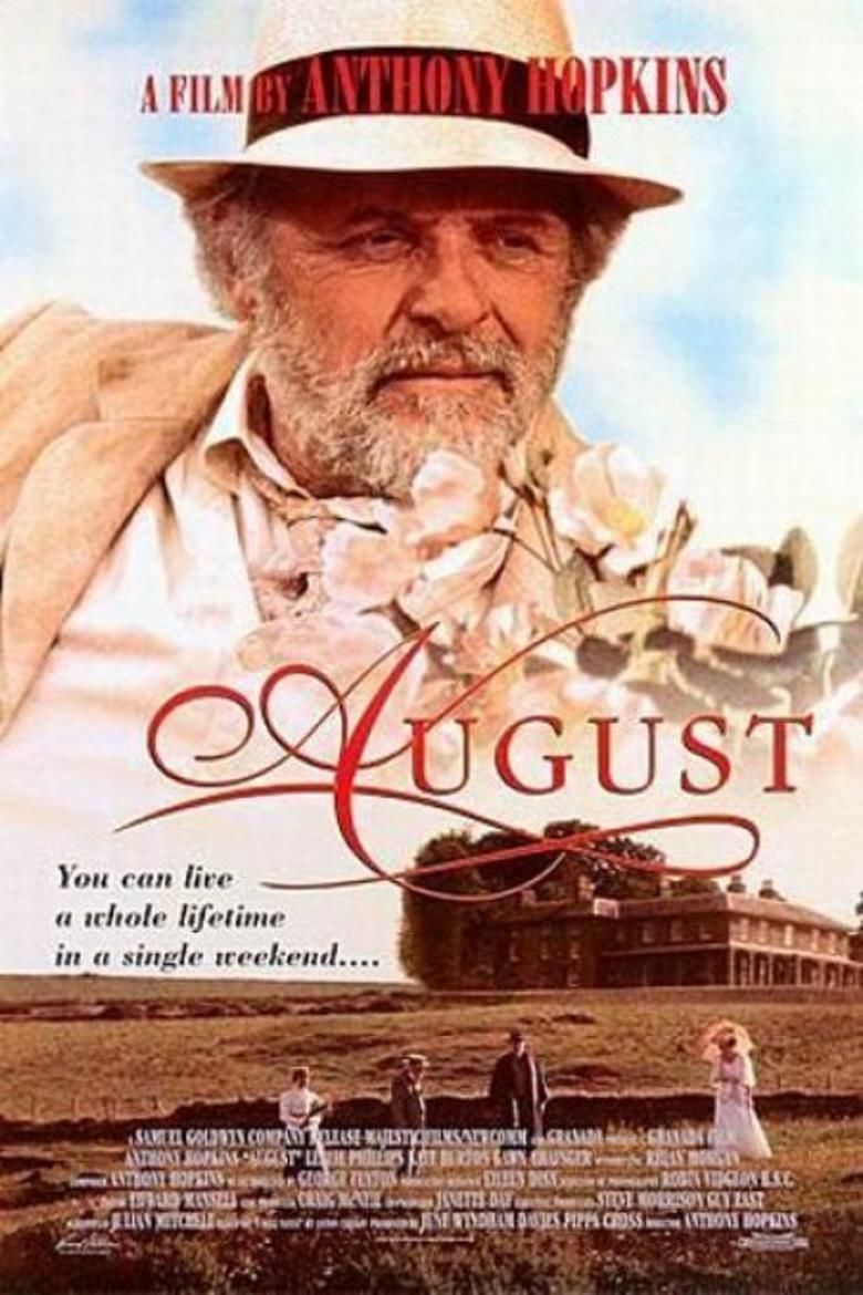 August (1996 film) movie poster