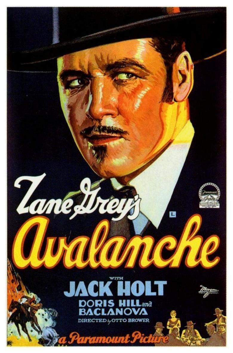 Avalanche (1928 film) movie poster