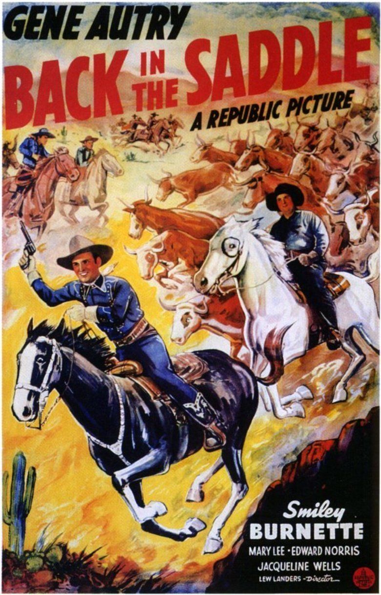 Back in the Saddle (film) movie poster