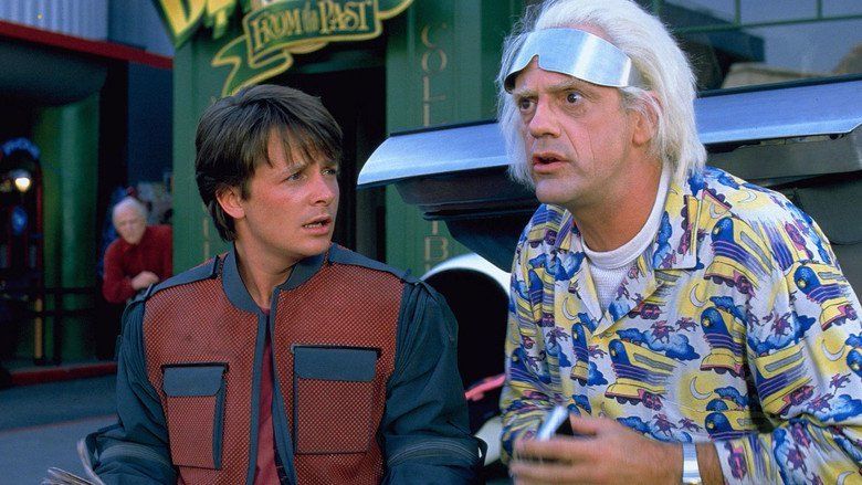 Back to the Future Part II movie scenes