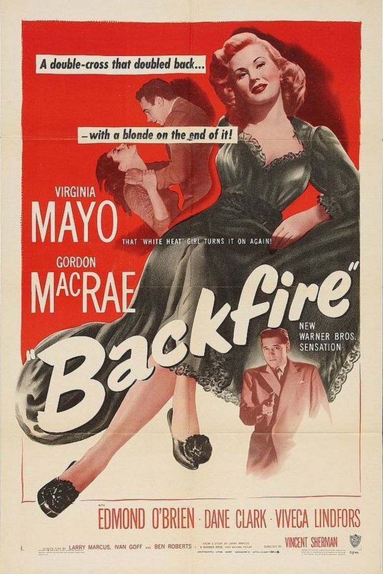 Backfire (1950 film) movie poster