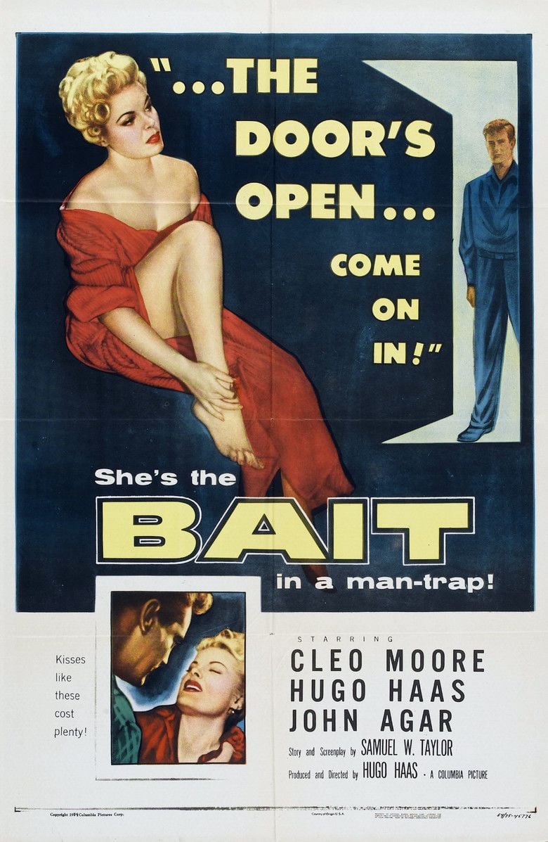 Bait (1954 film) movie poster