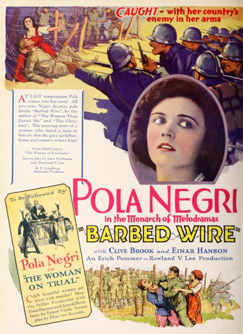 Barbed Wire (1927 film) movie poster
