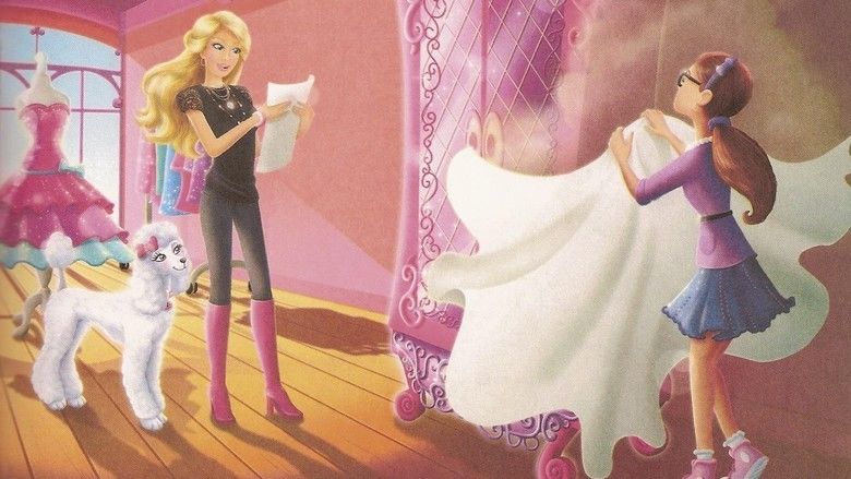 Barbie: A Fashion Fairytale movie scenes