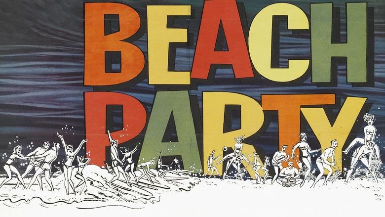 Beach Party movie scenes