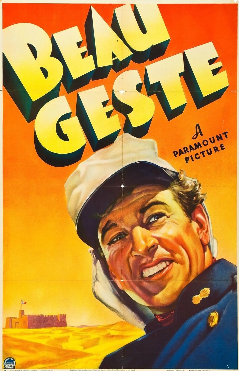 Beau Geste (1939 film) movie poster