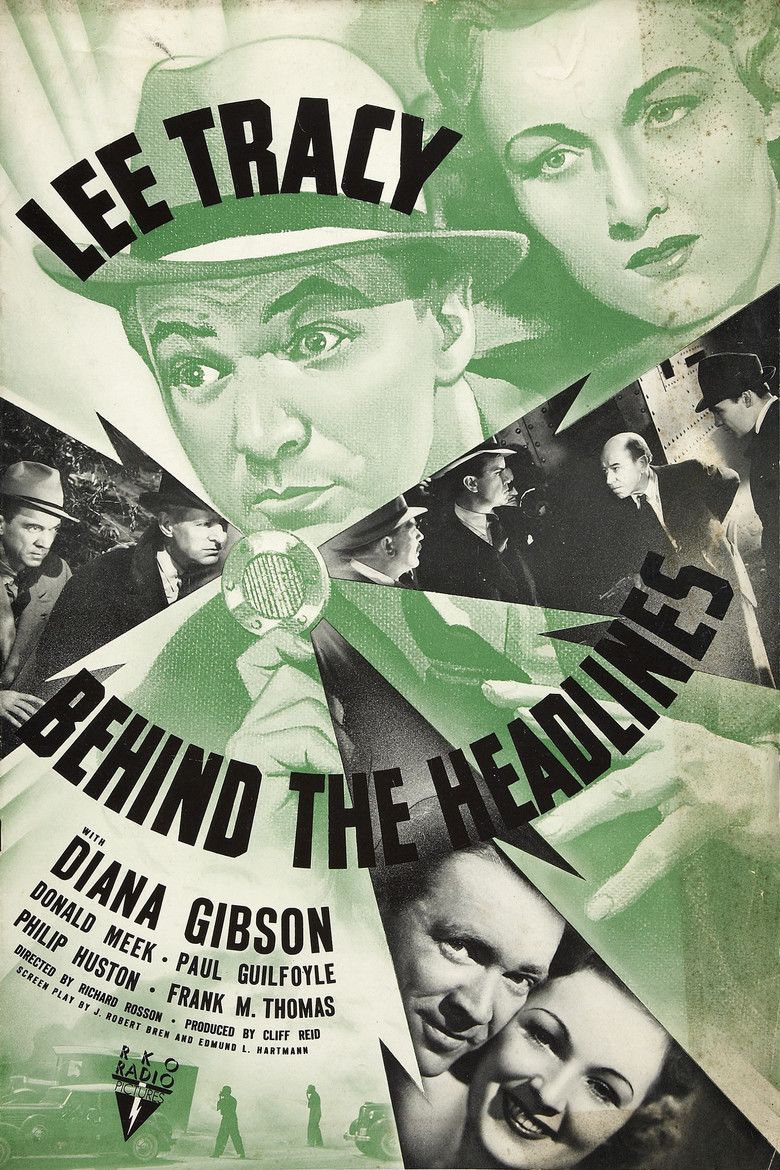 Behind the Headlines (1937 film) movie poster