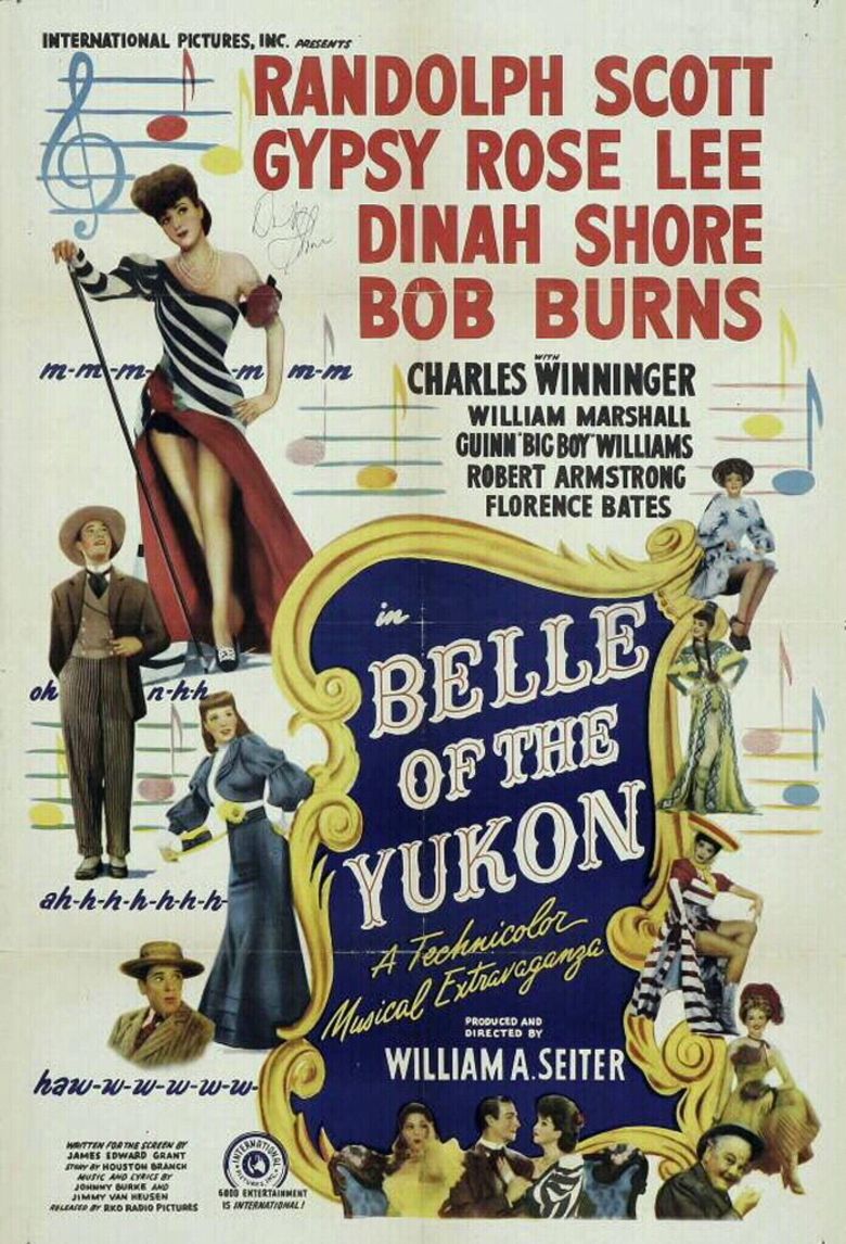 Belle of the Yukon movie poster