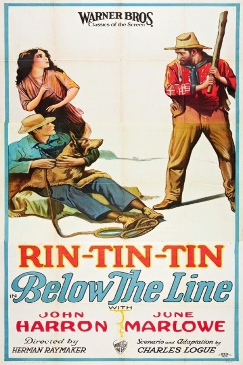 Below the Line (1925 film) movie poster