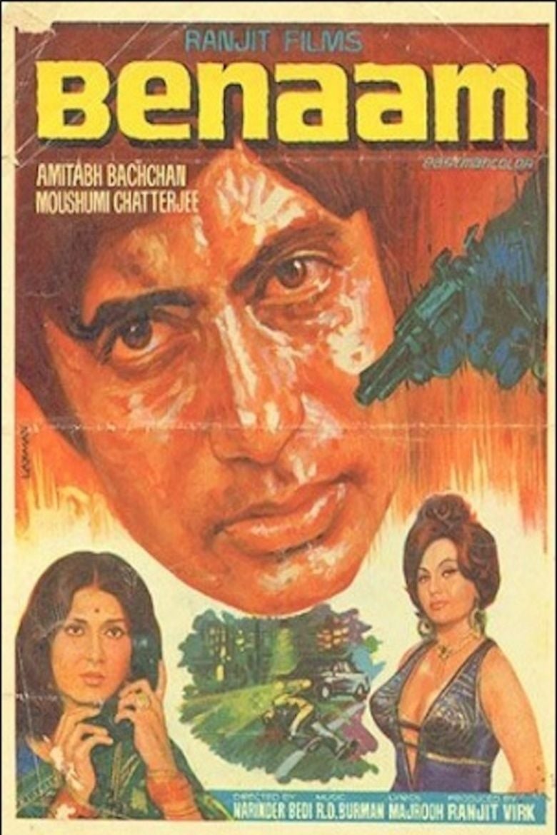 Benaam (1974 film) movie poster