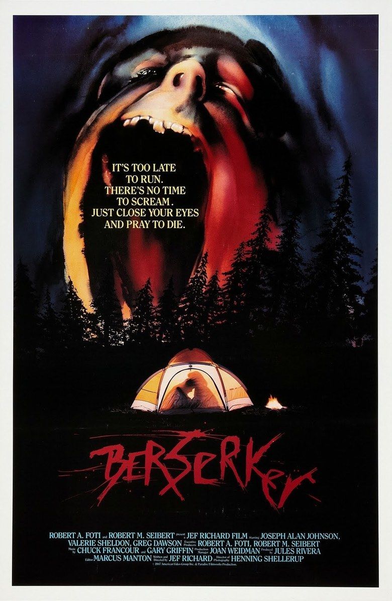 Berserker (1987 film) movie poster