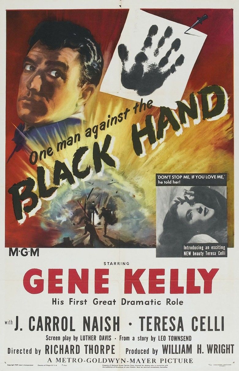 Black Hand (1950 film) movie poster