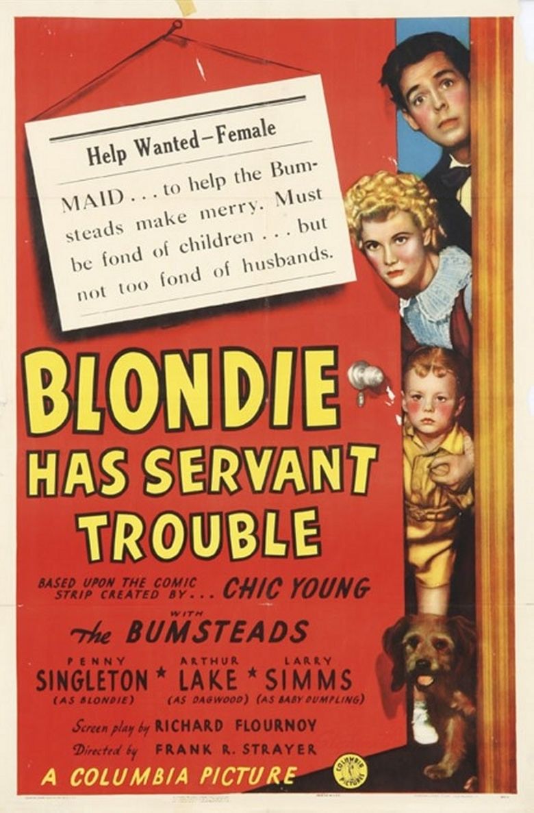 Blondie Has Servant Trouble movie poster