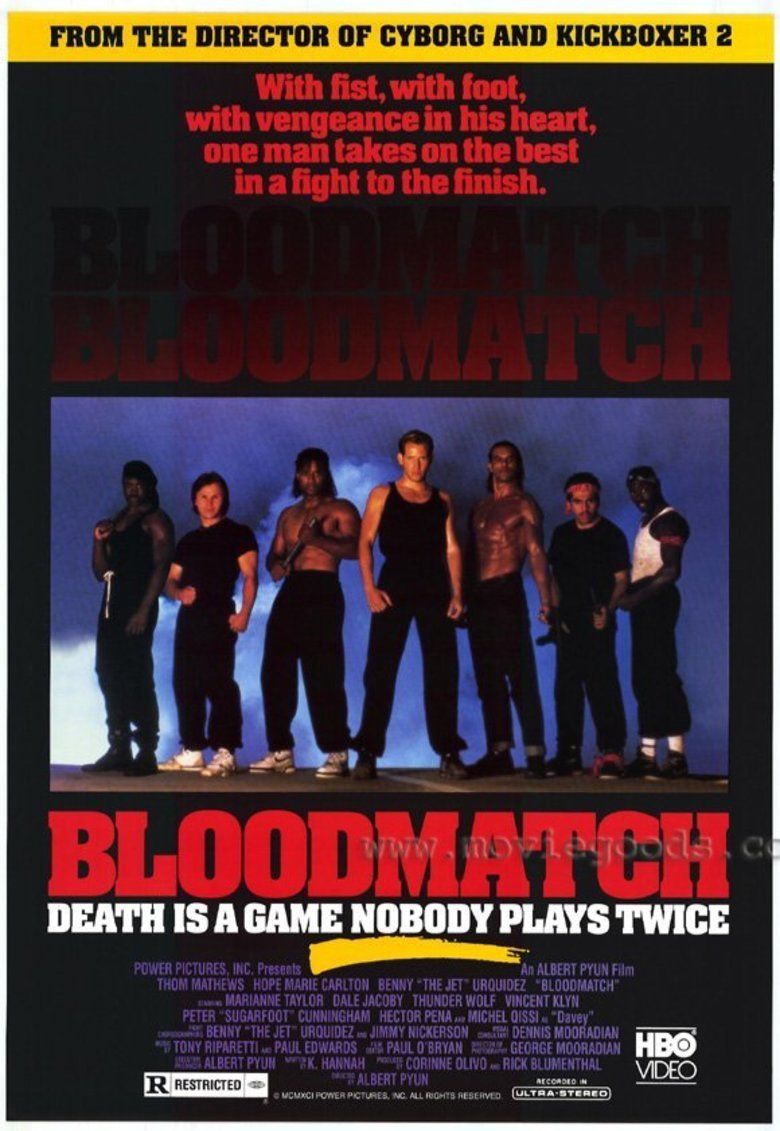Bloodmatch movie poster