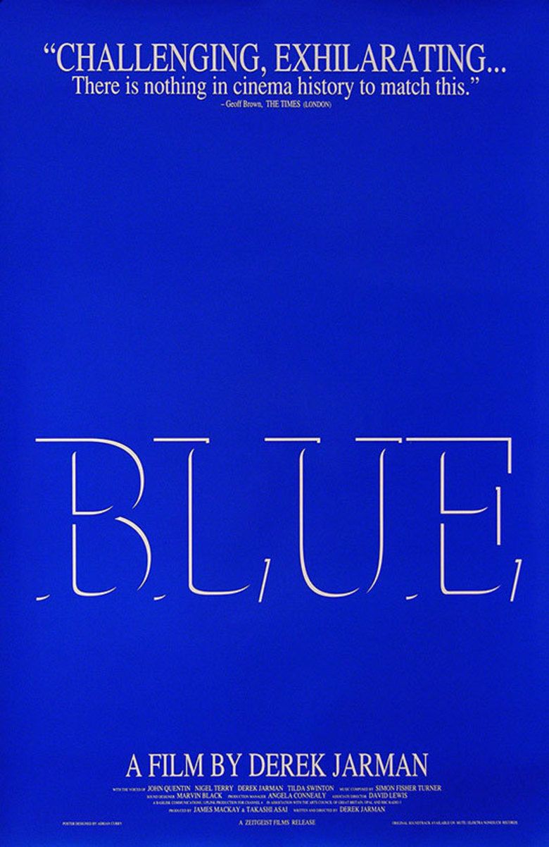Blue (1993 film) movie poster