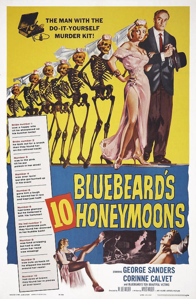 Bluebeards Ten Honeymoons movie poster