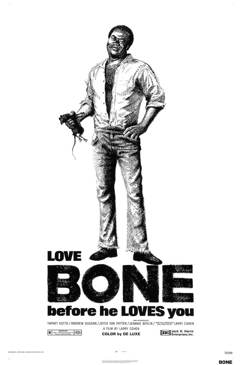 Bone (1972 film) movie poster