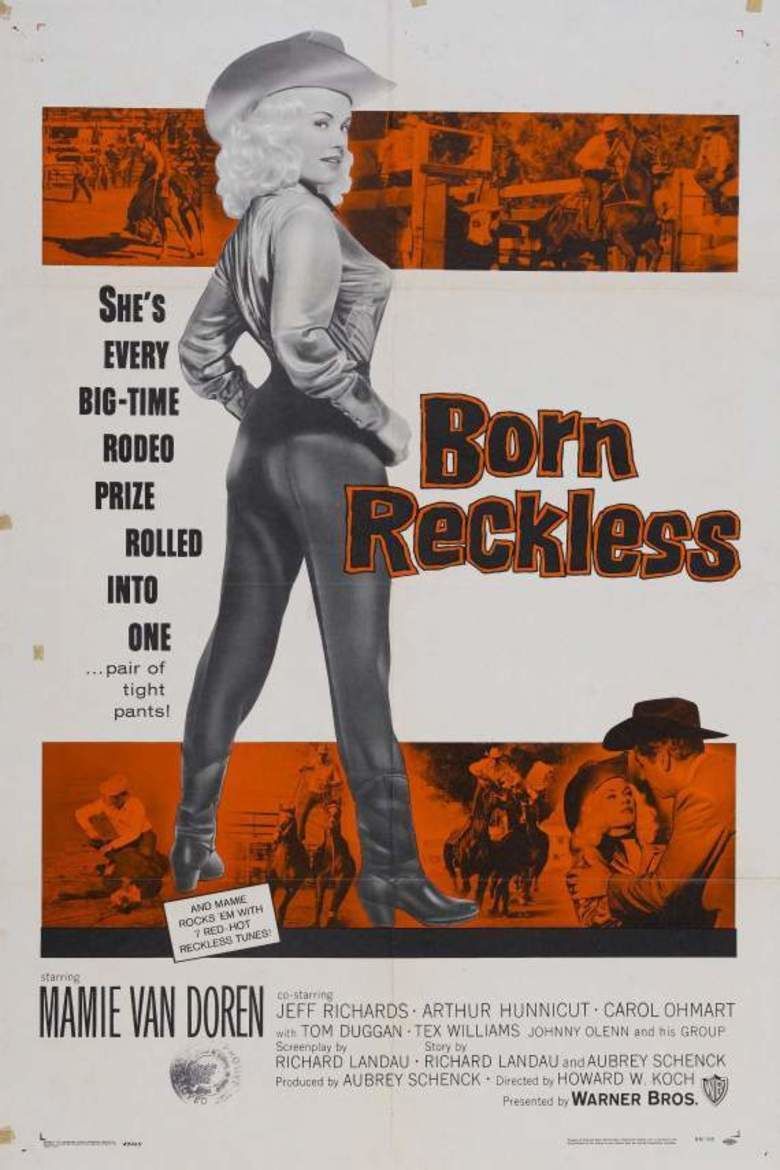 Born Reckless (1958 film) movie poster