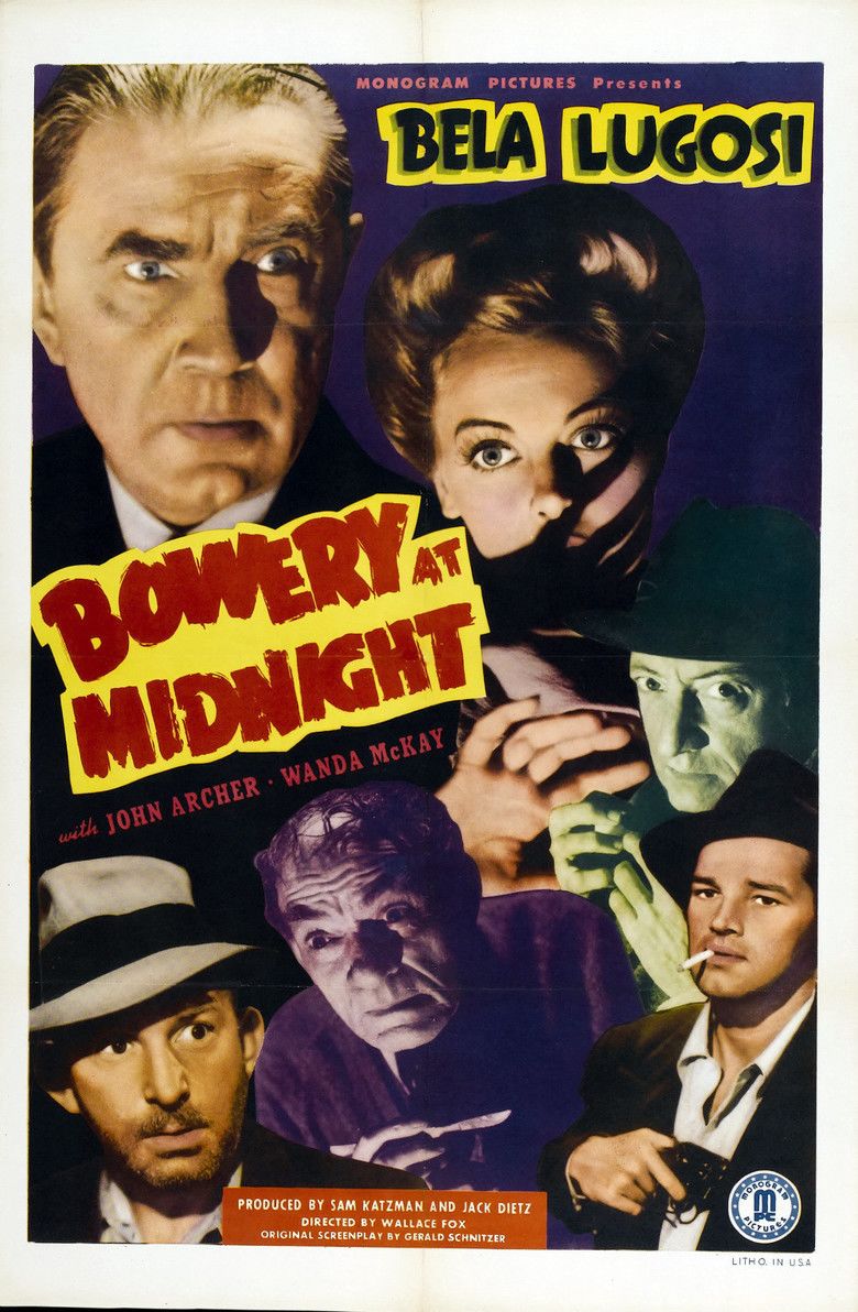 Bowery at Midnight movie poster