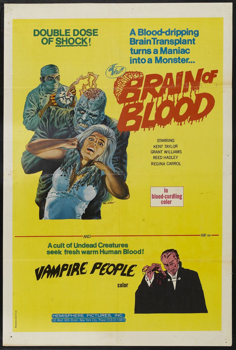 Brain of Blood movie poster