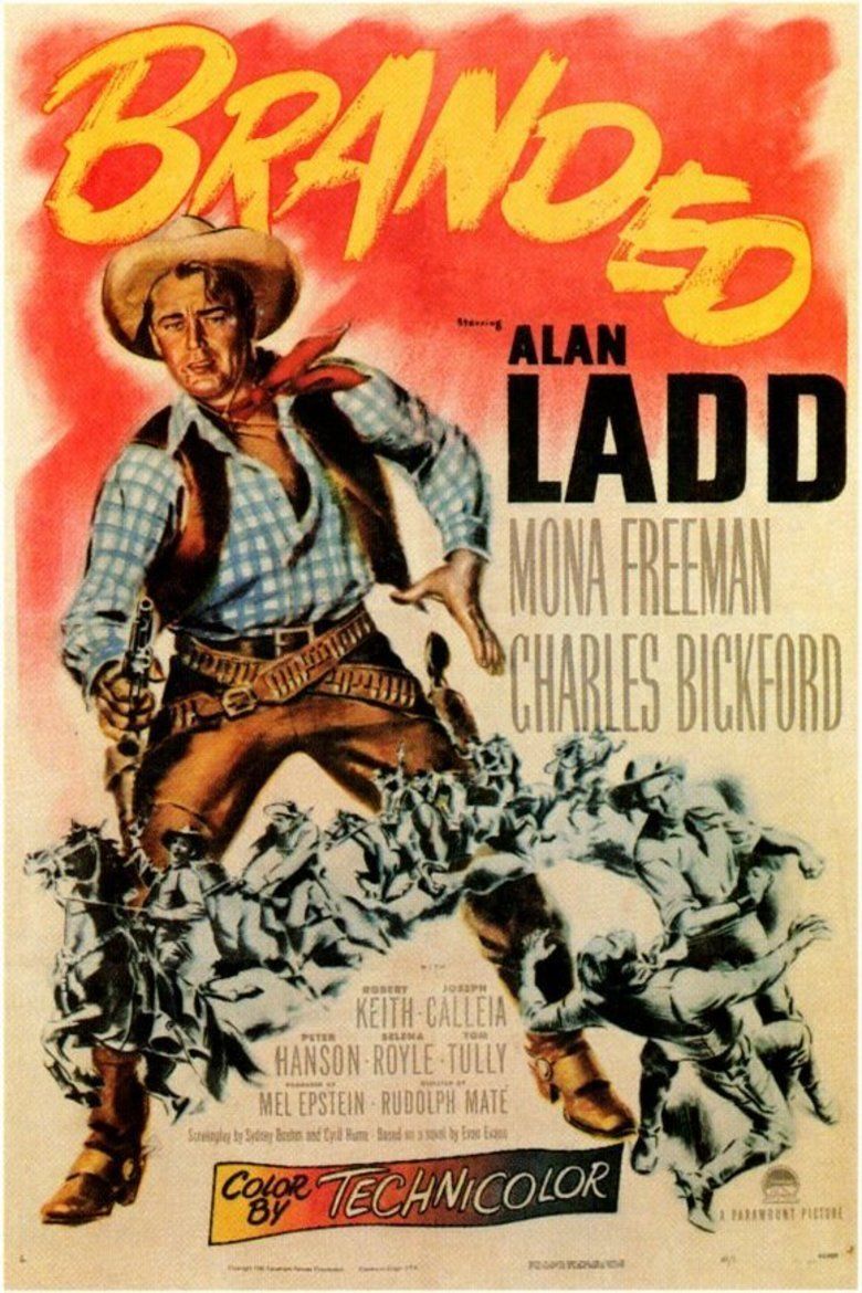 Branded (1950 film) movie poster