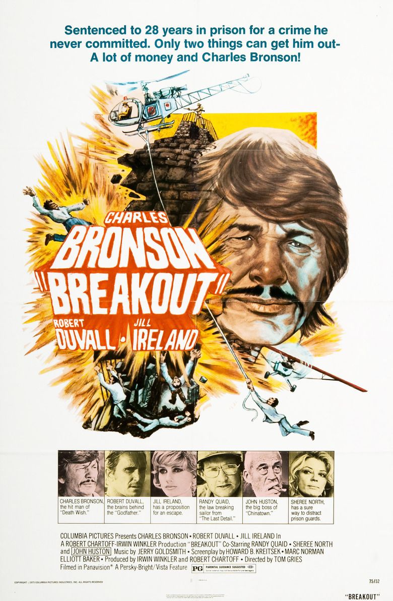 Breakout (1975 film) movie poster