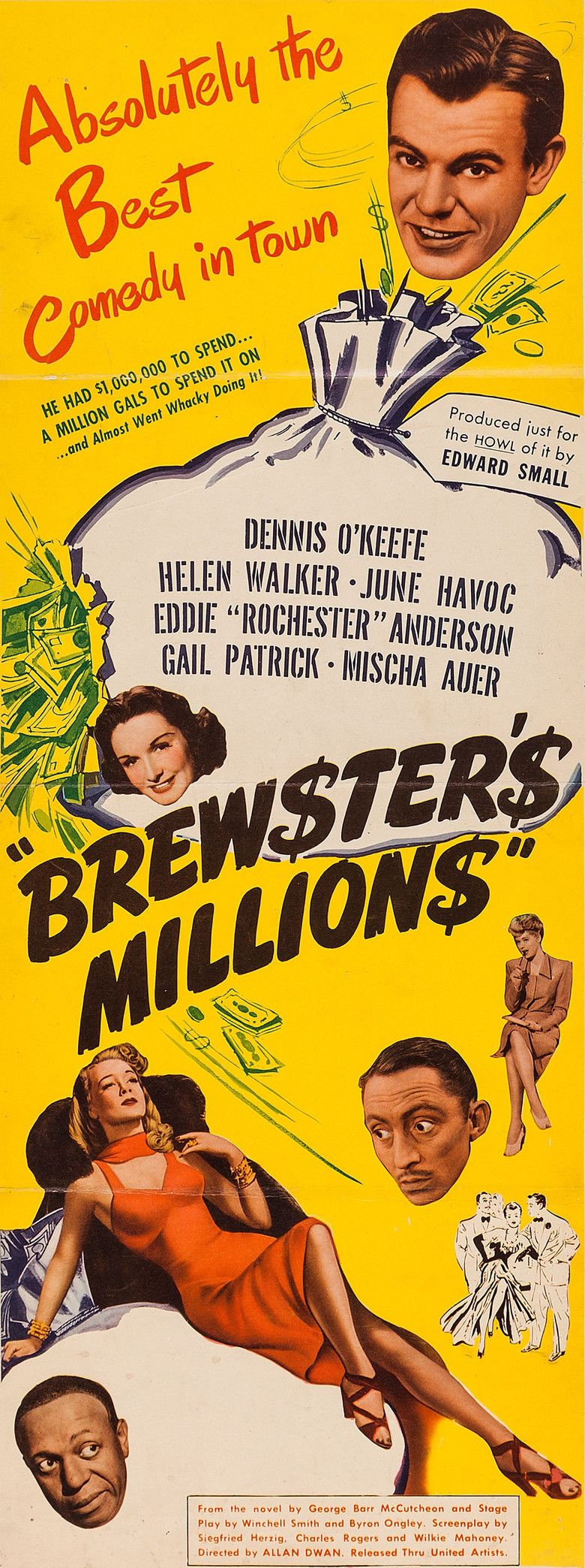 Brewsters Millions (1945 film) movie poster