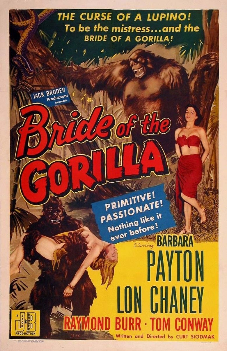 Bride of the Gorilla movie poster