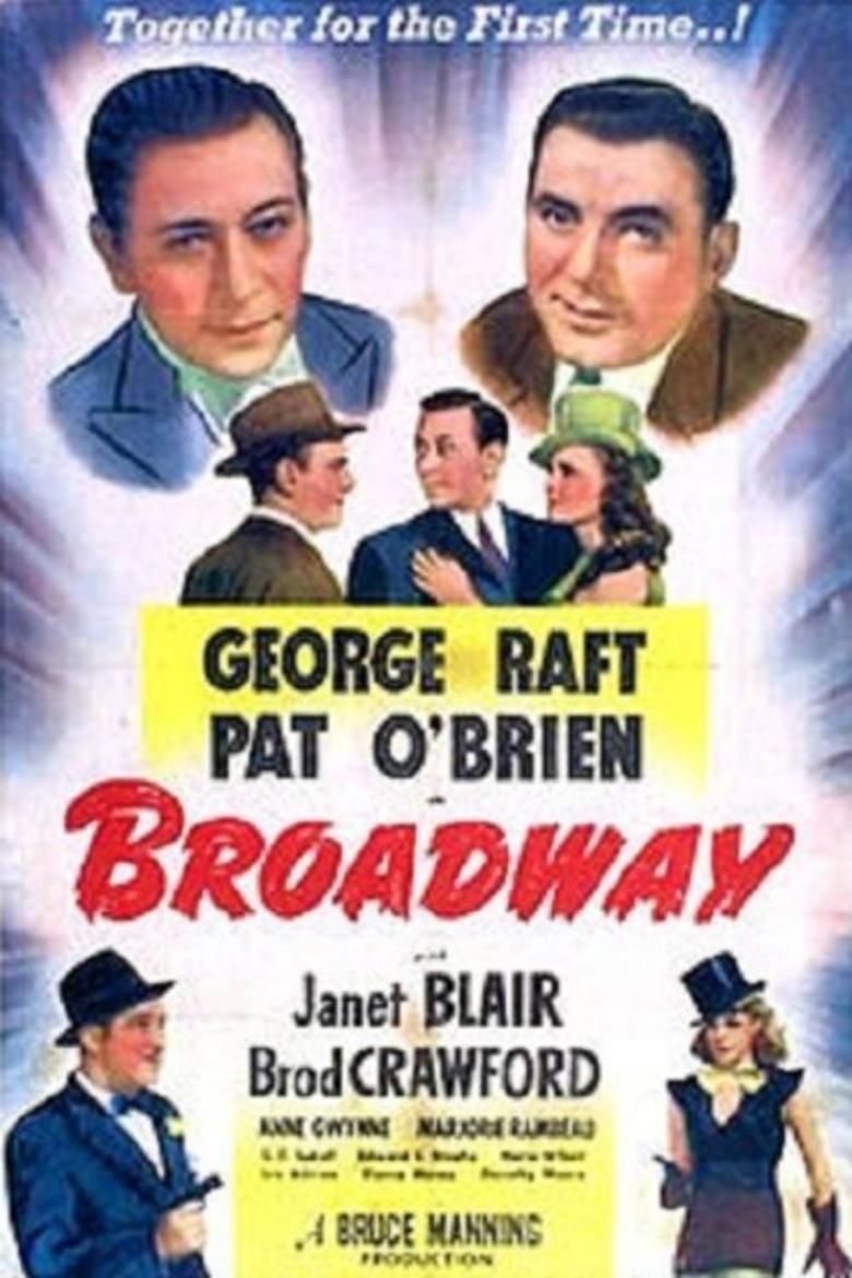 Broadway (1942 film) movie poster