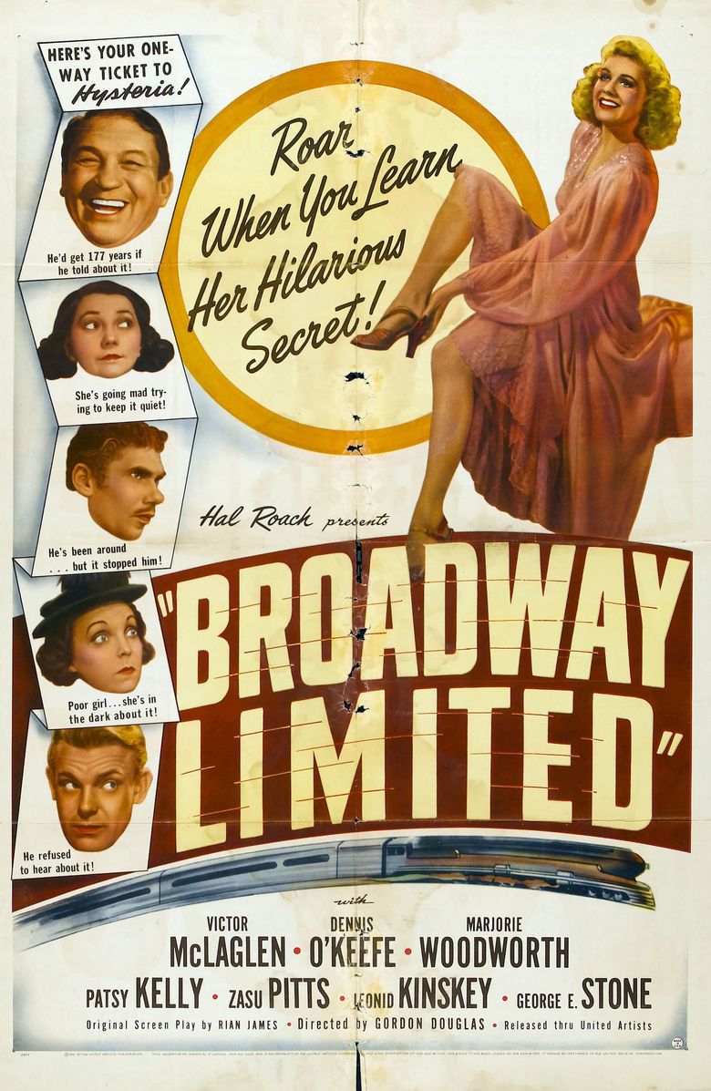 Broadway Limited (film) movie poster