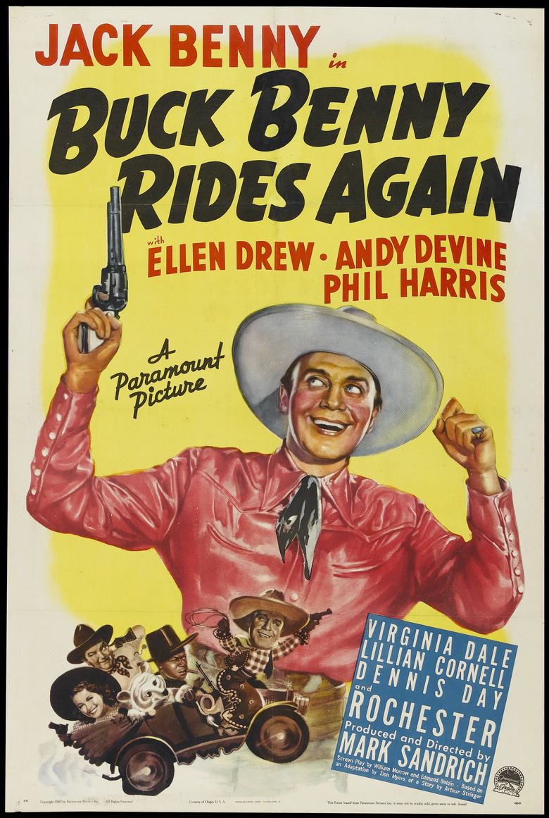 Buck Benny Rides Again movie poster