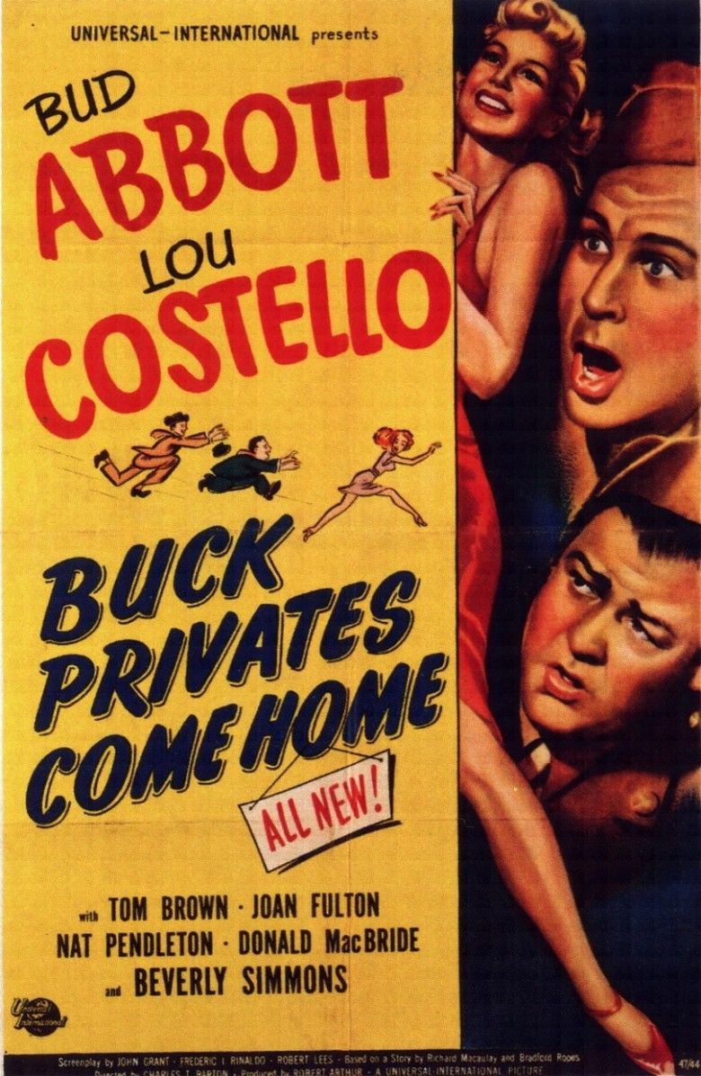 Buck Privates Come Home movie poster