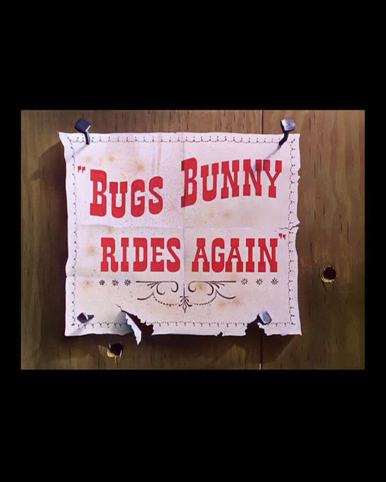 Bugs Bunny Rides Again movie poster