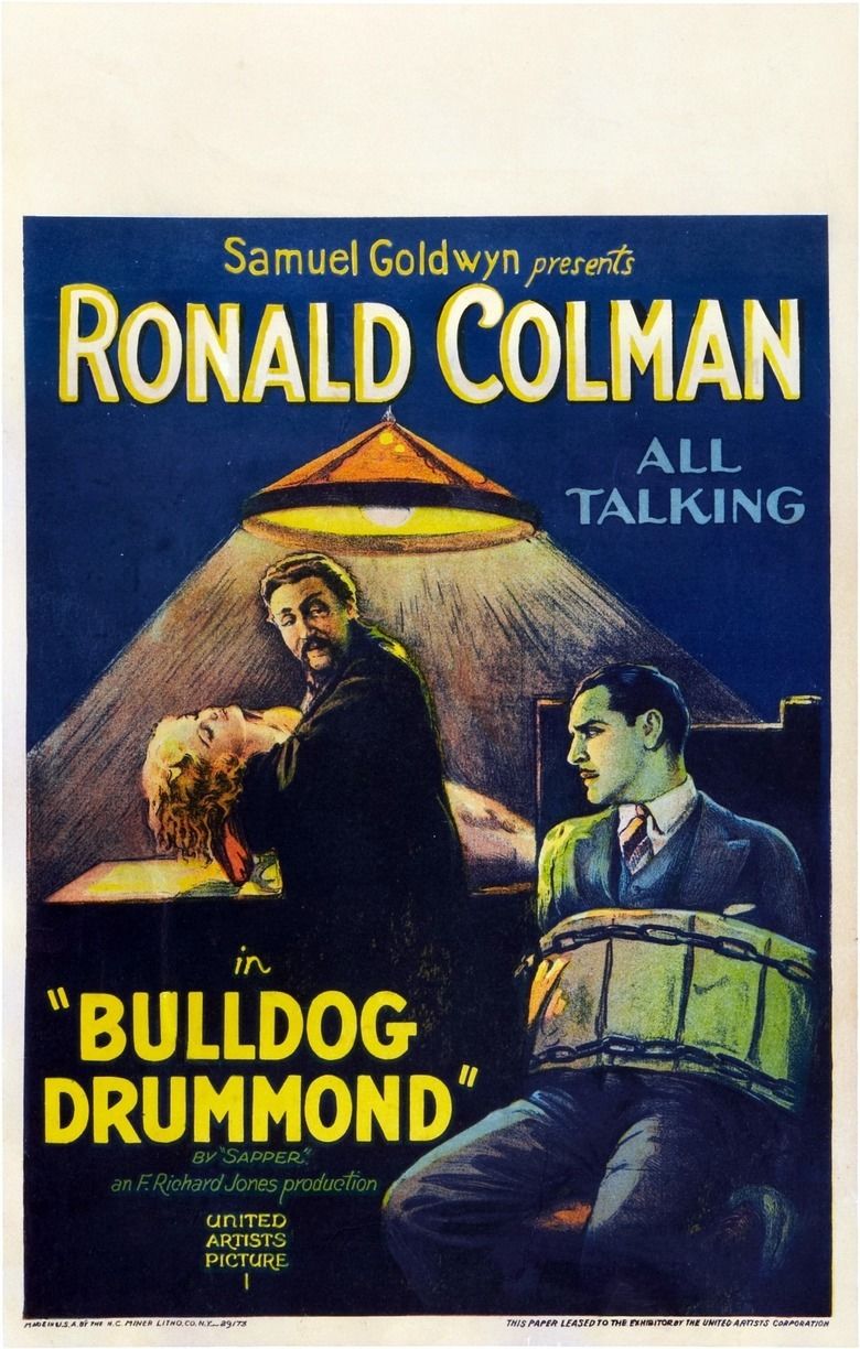 Bulldog Drummond (1929 film) movie poster