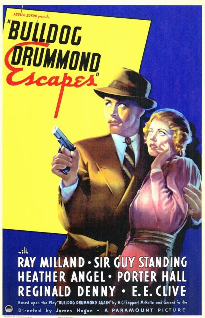 Bulldog Drummond Escapes movie poster